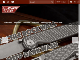 'monkeyedge.com' screenshot