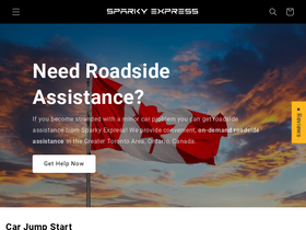 'sparkyexpress.ca' screenshot