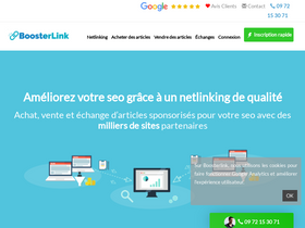 'boosterlink.fr' screenshot