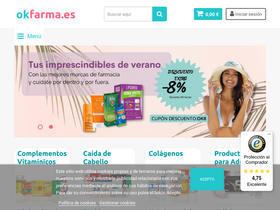 'okfarma.es' screenshot