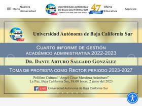 'uabcs.mx' screenshot