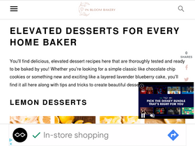 'inbloombakery.com' screenshot