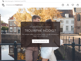 PakkenFabriek homepage screenshot