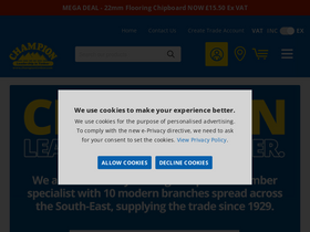 'championtimber.com' screenshot