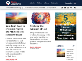 'biblicalleadership.com' screenshot