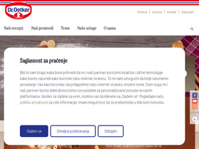 'oetker.rs' screenshot