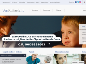 'sanraffaele.it' screenshot