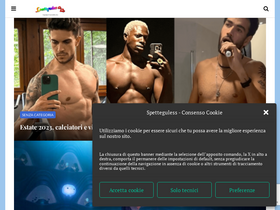 'spetteguless.it' screenshot