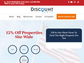 'discountlots.com' screenshot