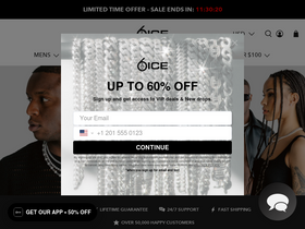 '6ixice.com' screenshot