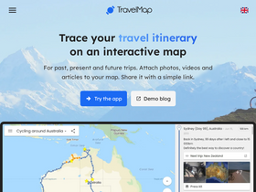 'travelmap.net' screenshot