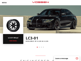 'vossenwheels.com' screenshot