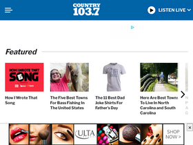 'country1037fm.com' screenshot