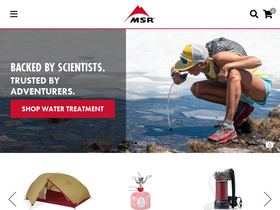 'msrgear.com' screenshot