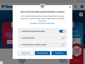 'ferona.cz' screenshot