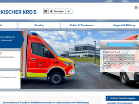 'maerkischer-kreis.de' screenshot