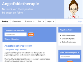 'angstfobietherapie.com' screenshot
