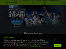 'codere.pa' screenshot