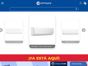 'cimaco.com.mx' screenshot