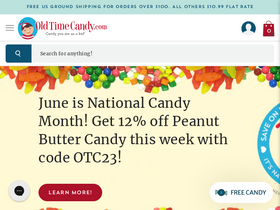 'oldtimecandy.com' screenshot