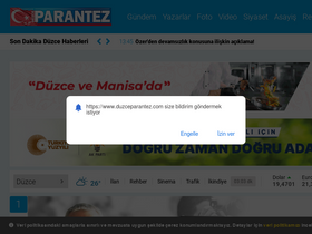 'duzceparantez.com' screenshot