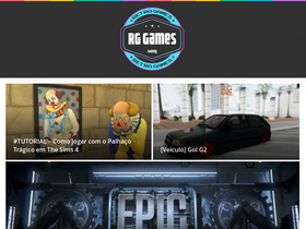 'rggames.com.br' screenshot