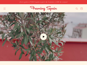 framingspain.com homepage screenshot
