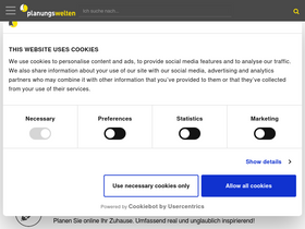 'planungswelten.de' screenshot