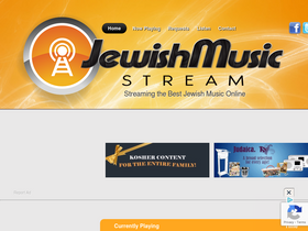 'jewishmusicstream.com' screenshot