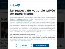 'rtbf.be' screenshot