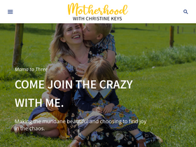 'christinekeys.net' screenshot