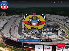 'northwilkesborospeedway.com' screenshot