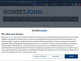 'honestjohn.co.uk' screenshot