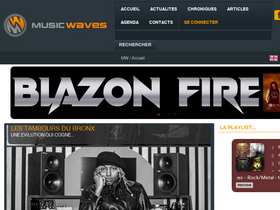 'musicwaves.fr' screenshot