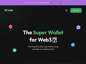 'leapwallet.io' screenshot