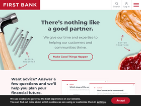 'localfirstbank.com' screenshot