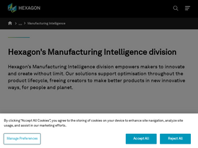 'hexagonmi.com' screenshot
