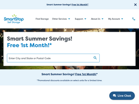'smartstopselfstorage.com' screenshot