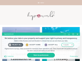 'hoponworld.com' screenshot