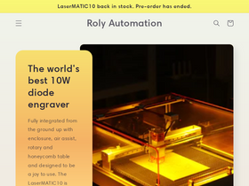 rolyautomation.com homepage screenshot