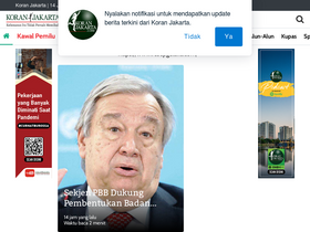 'koran-jakarta.com' screenshot