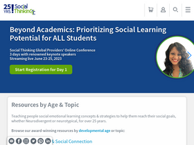 'socialthinking.com' screenshot