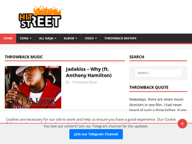 'hitstreet.net' screenshot
