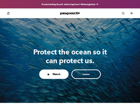 'patagonia.ca' screenshot