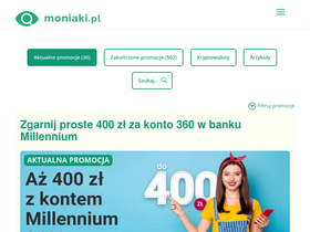 'moniaki.pl' screenshot