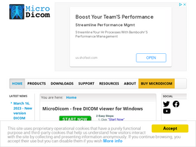 'microdicom.com' screenshot