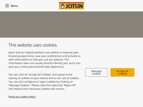 'jotun.com' screenshot