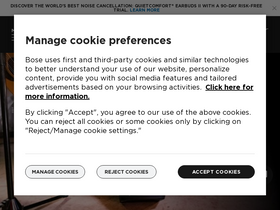 'bose.co.uk' screenshot