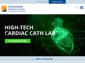 'centrastate.com' screenshot