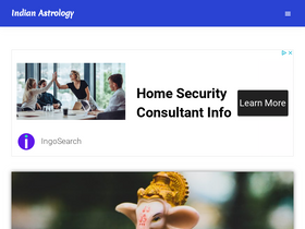 'indianastrology.co.in' screenshot